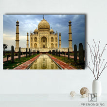 Load image into Gallery viewer, Custom Canvas Poster Taj Mahal (1)_ Printing Posters Cloth Fabric Wall Art Pictures For Living Room Decor#18-12-05-H-01-2