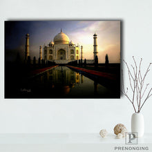 Load image into Gallery viewer, Custom Canvas Poster Taj Mahal  (1)_ Printing Posters Cloth Fabric Wall Art  Pictures For Living Room Decor#18-12-05-H-01-2
