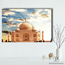 Load image into Gallery viewer, Custom Canvas Poster Taj Mahal  (1)_ Printing Posters Cloth Fabric Wall Art  Pictures For Living Room Decor#18-12-05-H-01-2
