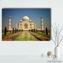 Load image into Gallery viewer, Custom Canvas Poster Taj Mahal  (1)_ Printing Posters Cloth Fabric Wall Art  Pictures For Living Room Decor#18-12-05-H-01-2
